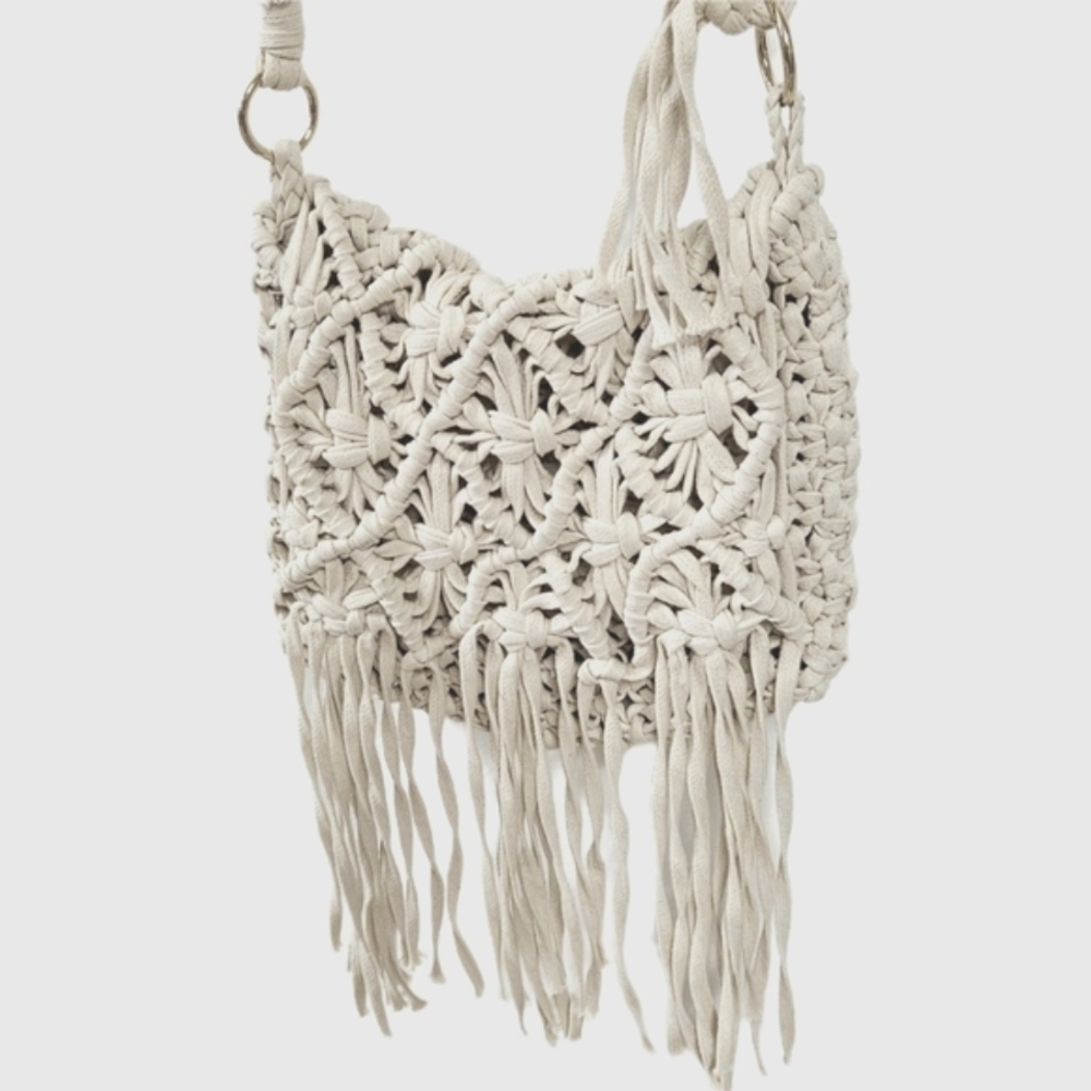 Macrame Crossbody Bag - Picture 14 of 17